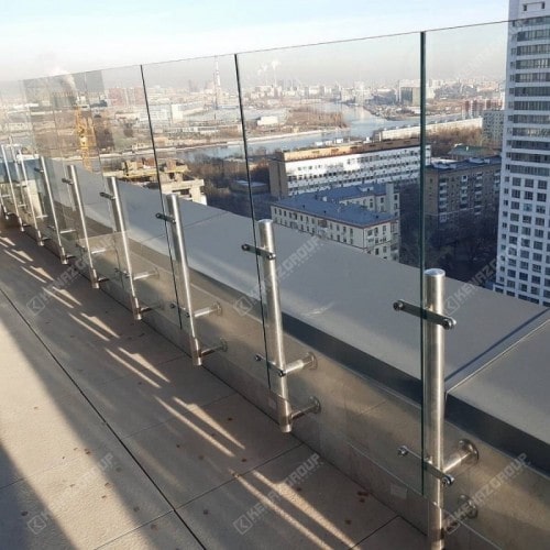 Стеклянные ограждения террас в Минске