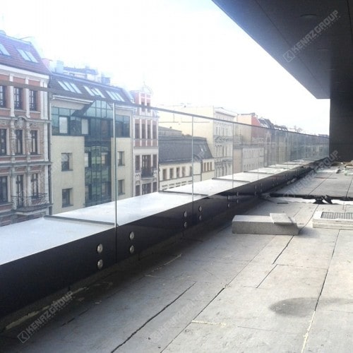 Стеклянные ограждения террас в Минске