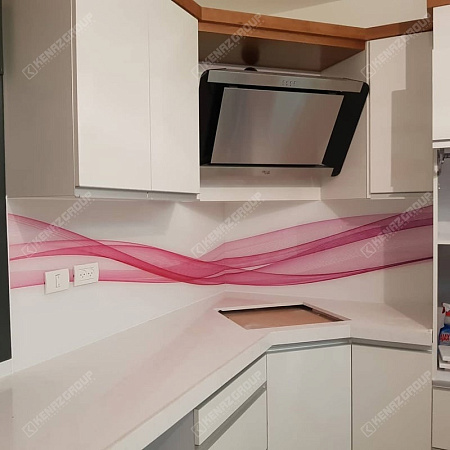 Фото - Скинали из стекла с абстрактным рисунком  от KenazGroup.pro