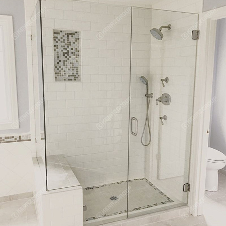 Фото - Душевая угловая из стекла на заказ от KenazGroup.pro