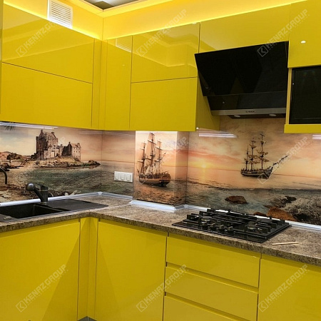 Фото - Скинали "Морской вояж" с потайным шкафом от KenazGroup.pro