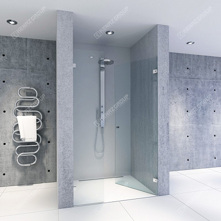 Линейная распашная душевая с добором K102 | Kenazgroup.pro