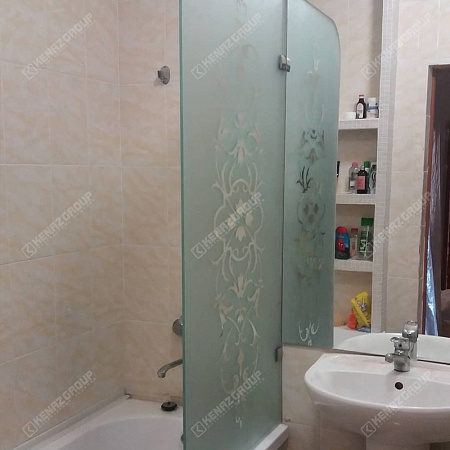 Фото - Душевая перегородка с рисунком от KenazGroup.pro