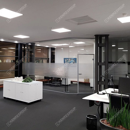 Фото - Перегородка с нанесением пескоструя  от KenazGroup.pro