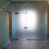 Фото - Перегородка цельностеклянная из матового стекла  от KenazGroup.pro