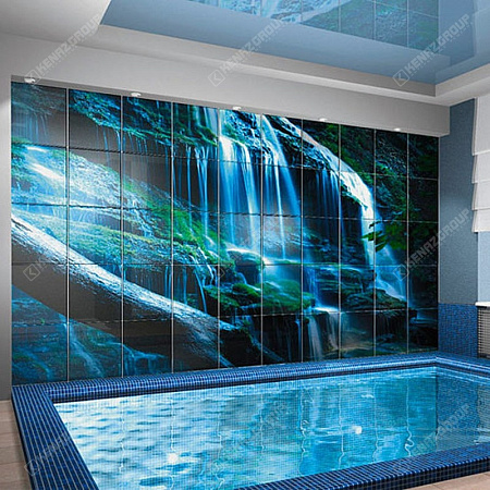 Фото - Остекление стены в бассейне от KenazGroup.pro