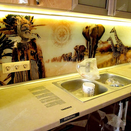 Фото - Скинали из стекла с изображением животных  от KenazGroup.pro