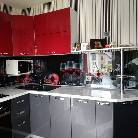 Фото - Скинали из стекла на заказ  от KenazGroup.pro