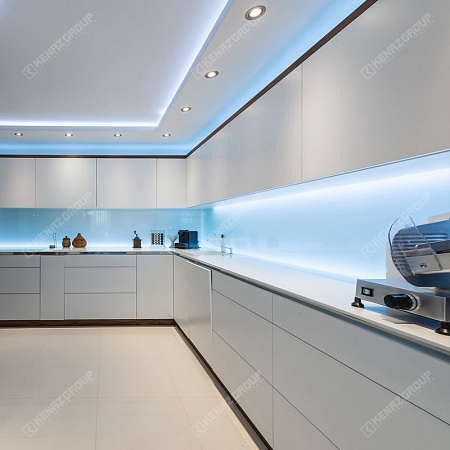 Фото - Скинали из стекла для белой кухни  от KenazGroup.pro