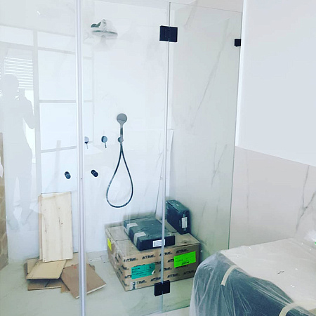 Фото - Душевая в нишу со складными дверями от KenazGroup.pro