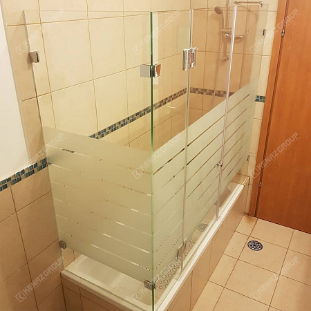 Фото - Душевая перегородка с рисунком от KenazGroup.pro