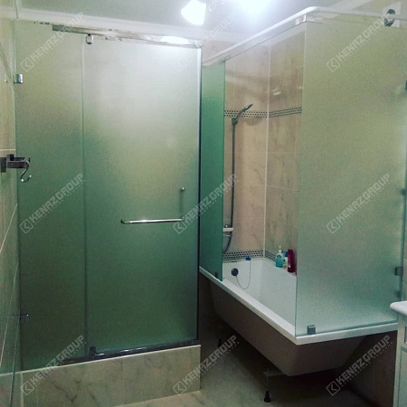 Фото - Душевая угловая из матового стекла от KenazGroup.pro