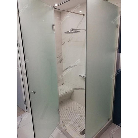 Фото - Душевая угловая из матового стекла в ванную от KenazGroup.pro