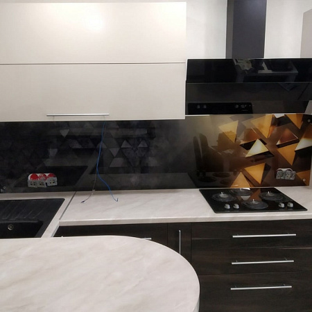 Фото - Скинали из стекла с абстрактным изображением  от KenazGroup.pro
