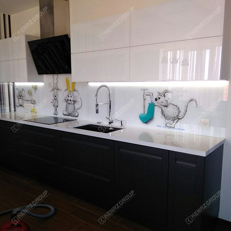 Фото - Скинали из стекла с изображением мышек  от KenazGroup.pro