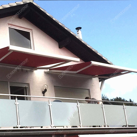 Фото - Ограждение террасы из матового стекла от KenazGroup.pro